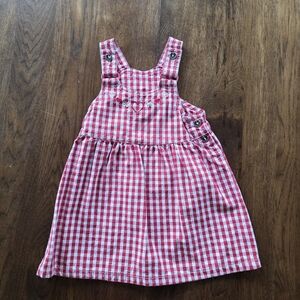 Red and White Checkered Dress